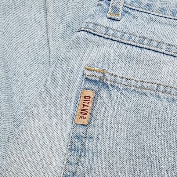 VINTAGE Gitano Light Wash High Rise Tapered Jeans - Picture 11 of 14
